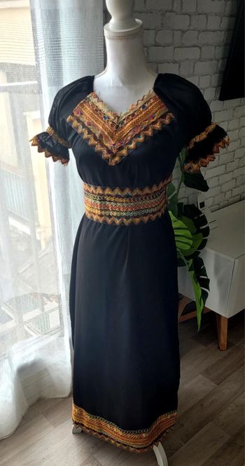 Robe Kabyle Noir - T12 ans