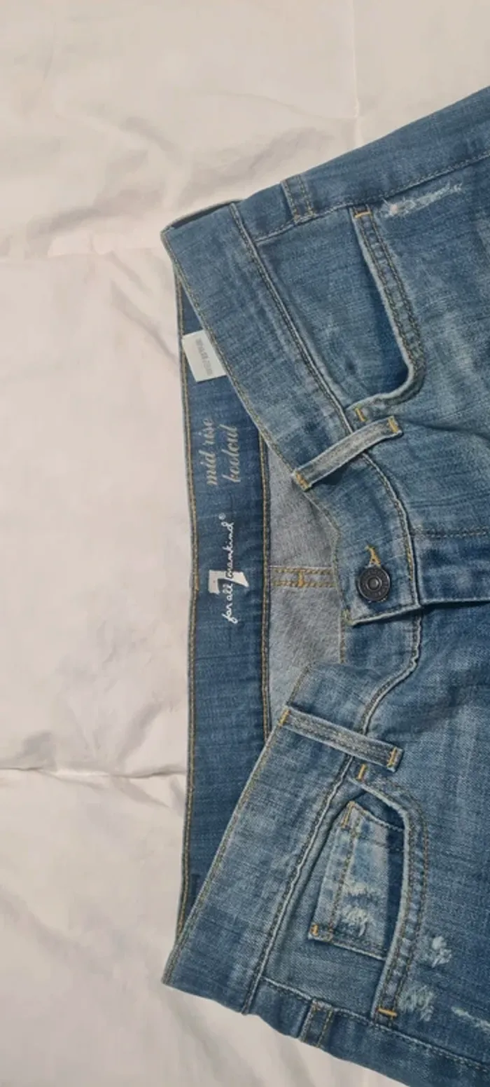 Jean bootcut bleu Seven - photo numéro 5