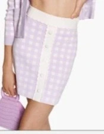 Jupe Maje Jimmy  parme gingham  Taille 40