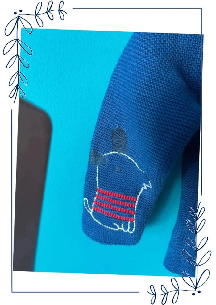 Beau gilet en maille hiver 18 mois DPAM - photo numéro 4