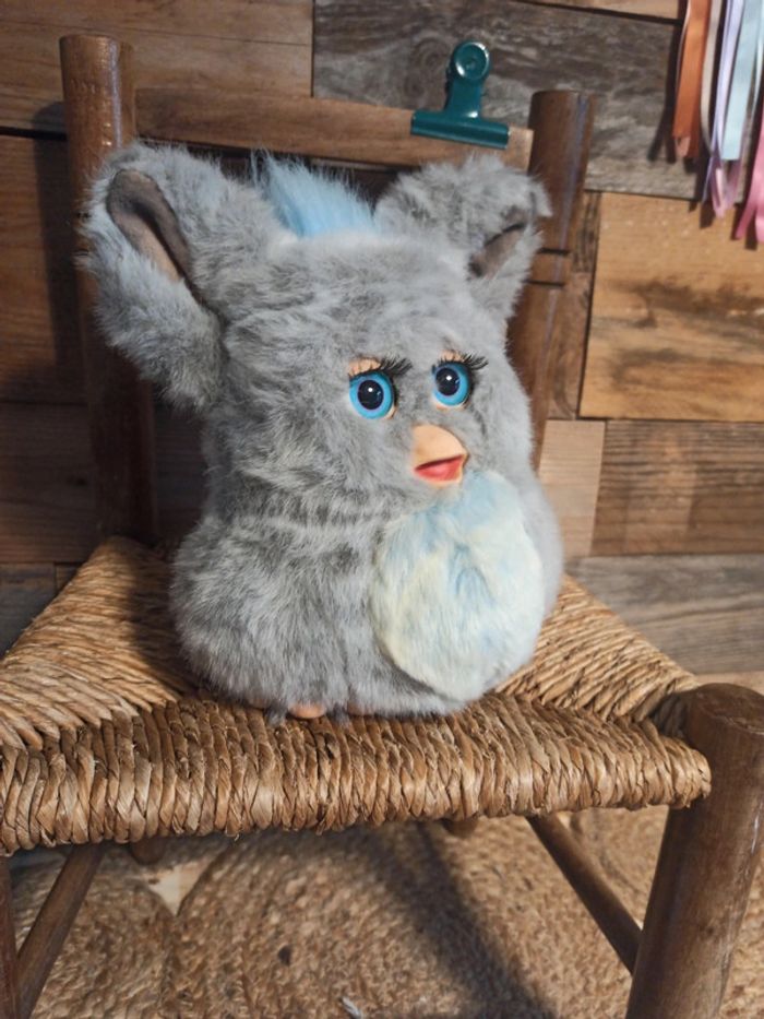 Furby tiger bleu gris tbe 2005 - photo numéro 9