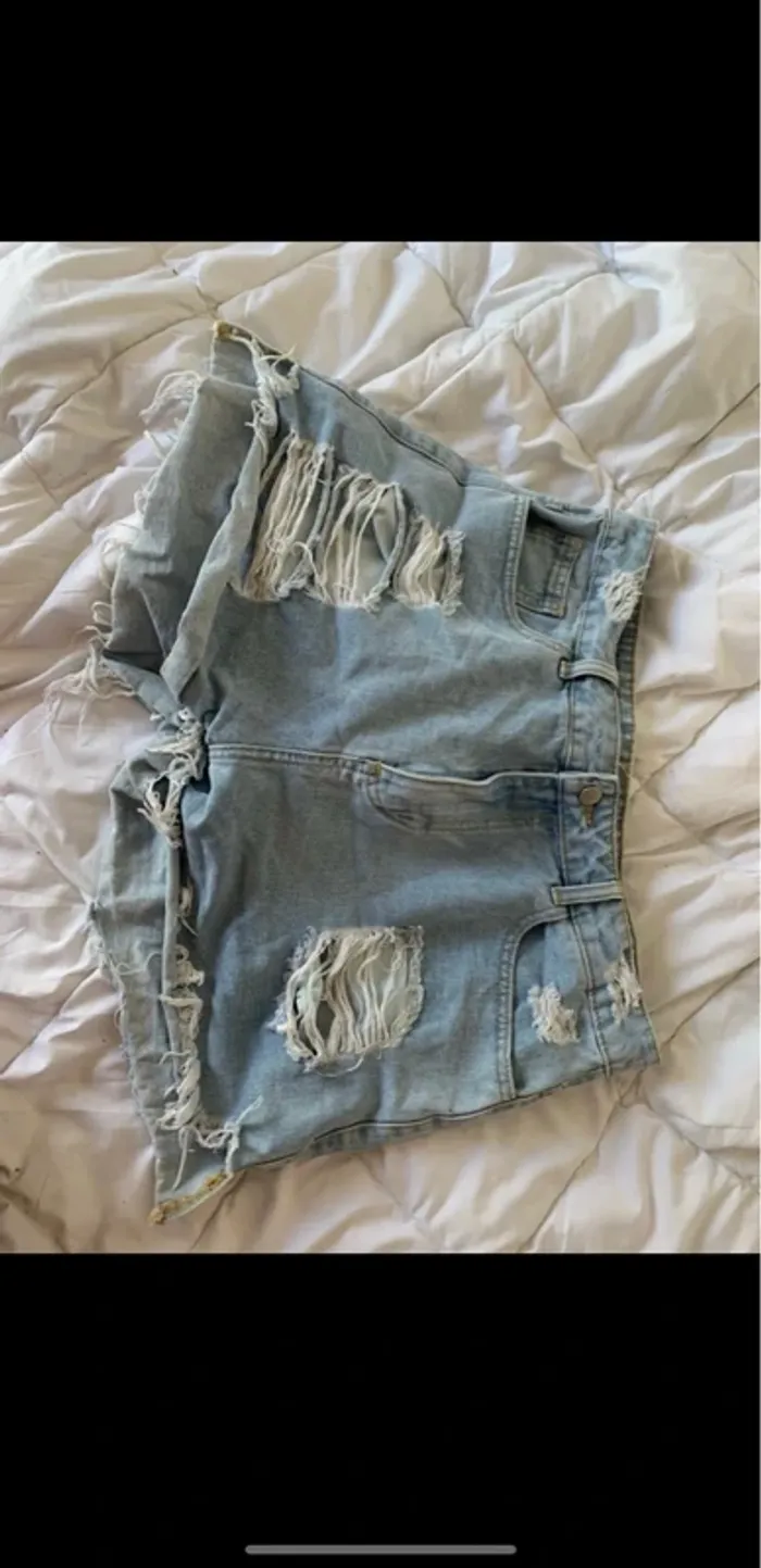 Short en jean