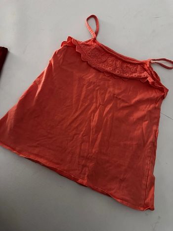 Débardeur corail vertbaudet 10 à