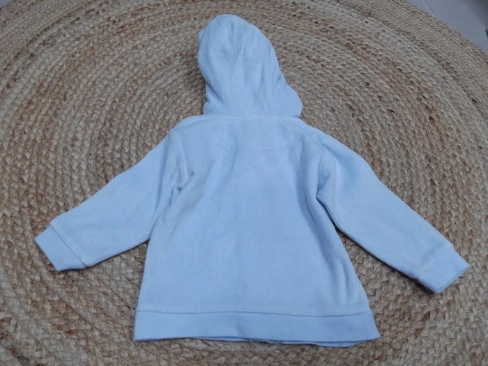 Gilet zippé à capuche Baby Club 68 cm - photo numéro 5