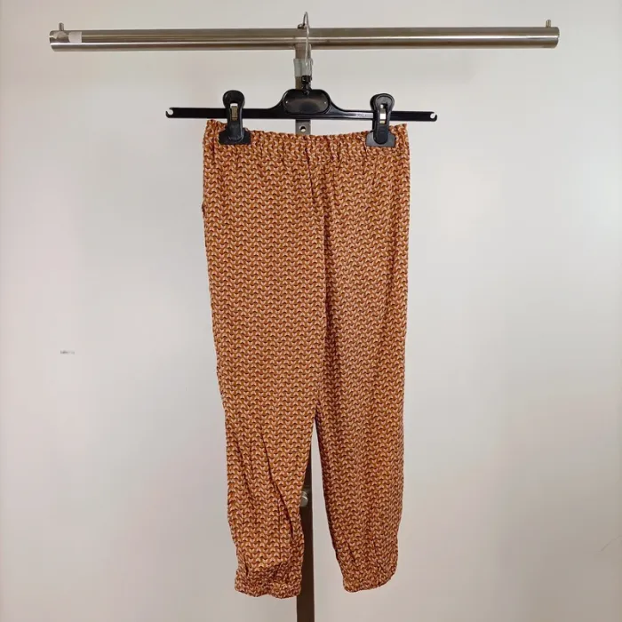 Pantalon fluide fille imprimé graphique Okaïdi – taille 110 cm – 5 ans – Neuf A1320 - photo numéro 5