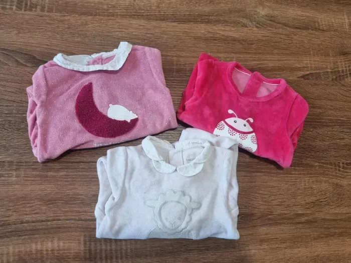 Lot de 3 pyjamas