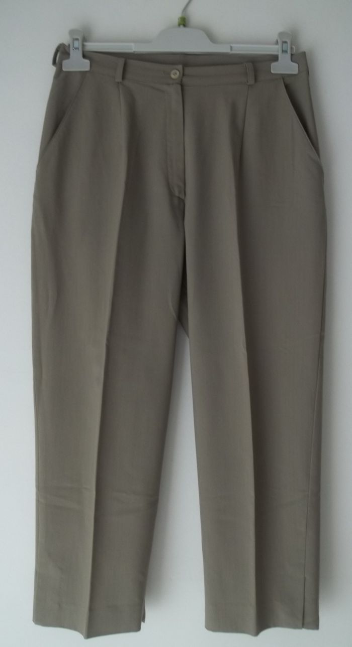 Pantalon vert 7/8ème - 40 - La Redoute