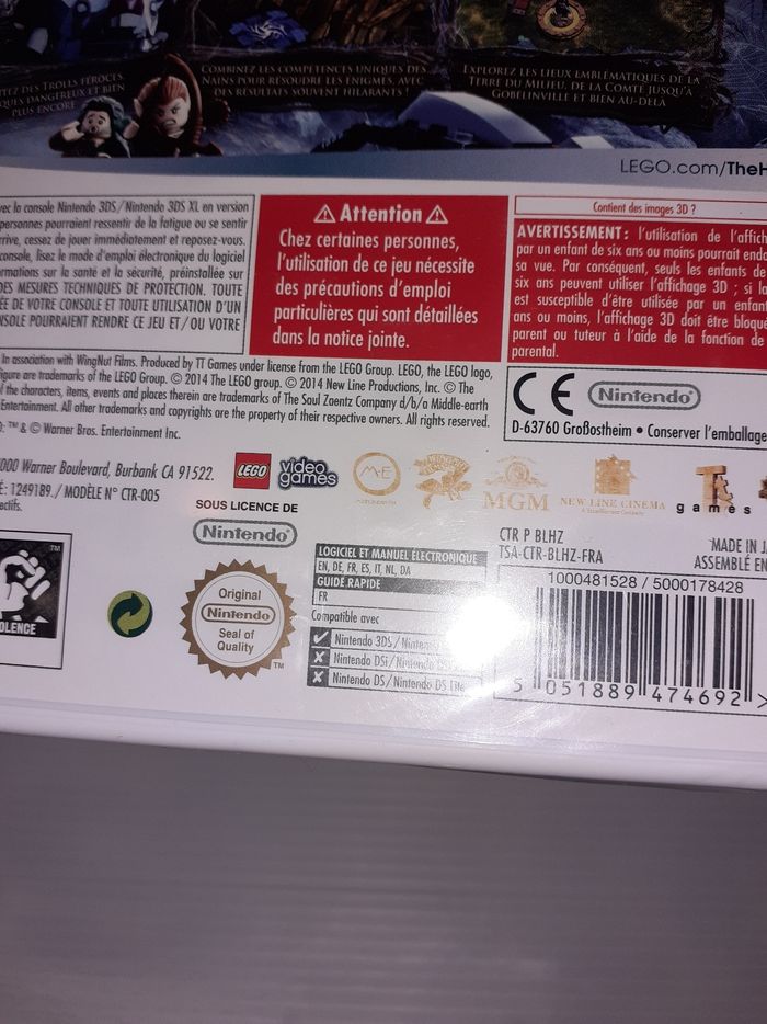 3ds lego hobbit - photo numéro 3