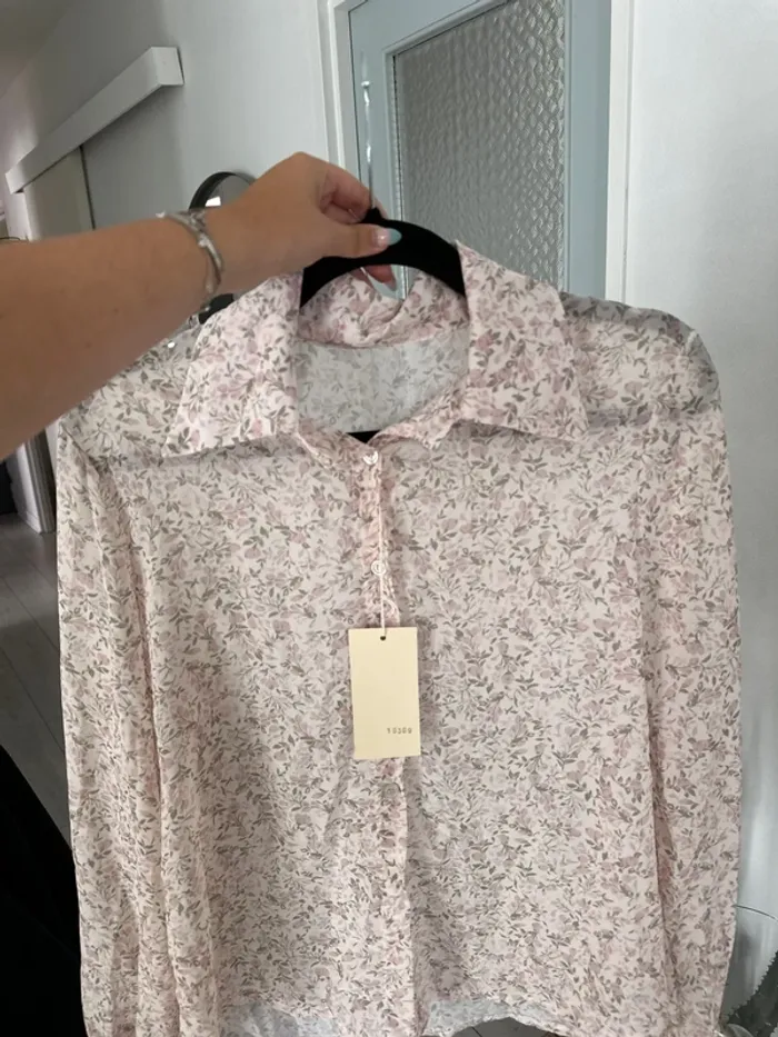 Chemise fluide neuve rose - photo numéro 7