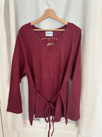 Pull bordeaux