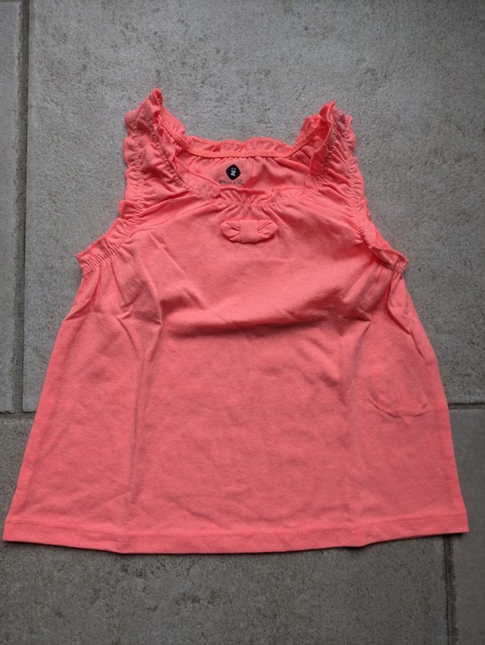 Débardeur rose fille 18 mois