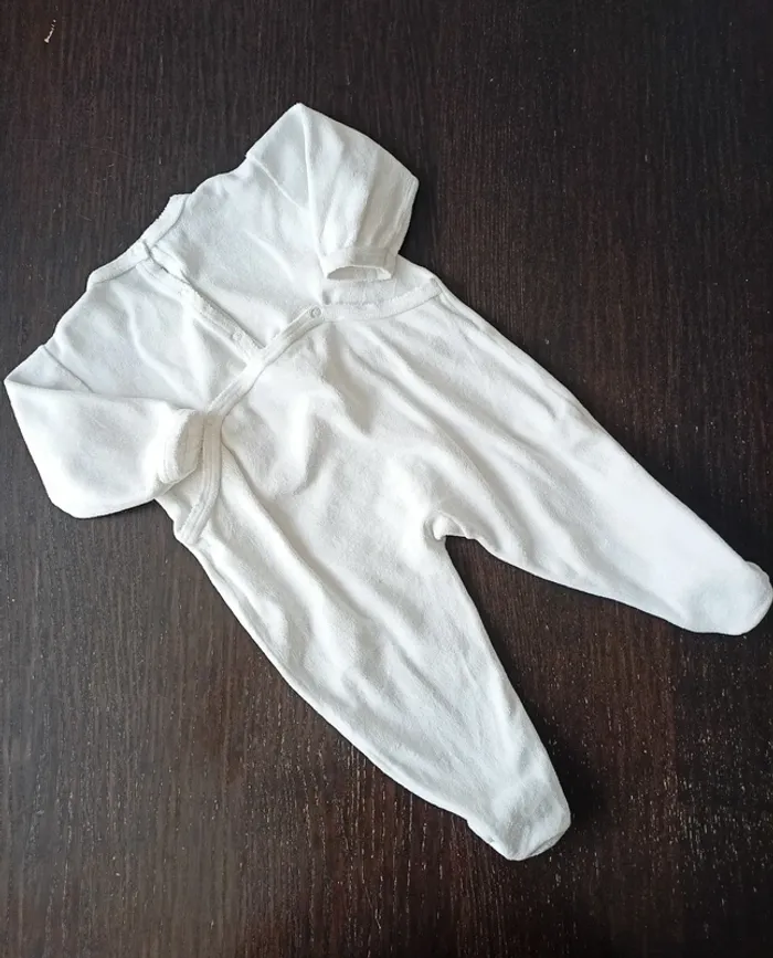 Pyjama en éponge Petit Bateau 1 an - 74cm - photo numéro 2