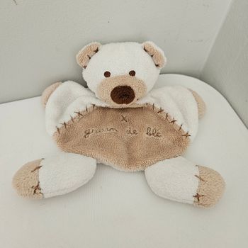 Doudou grain de blé ourson