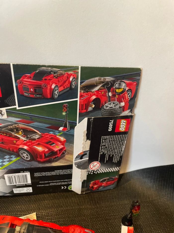 Lego Speed champions 75899 la Ferrari vendu non complet non vérifié avec notice et boîte - photo numéro 5