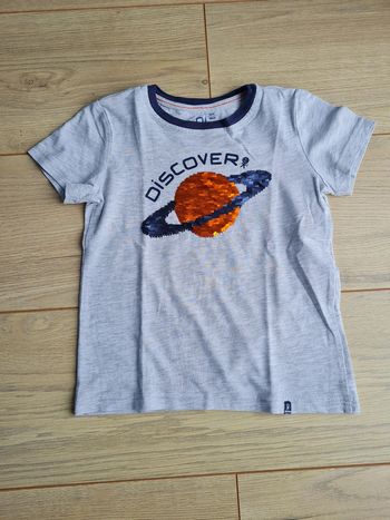 Tshirt planete en sequin reversible 3 ans