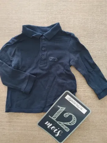 Haut manches longues 12 mois / 73-76 cm