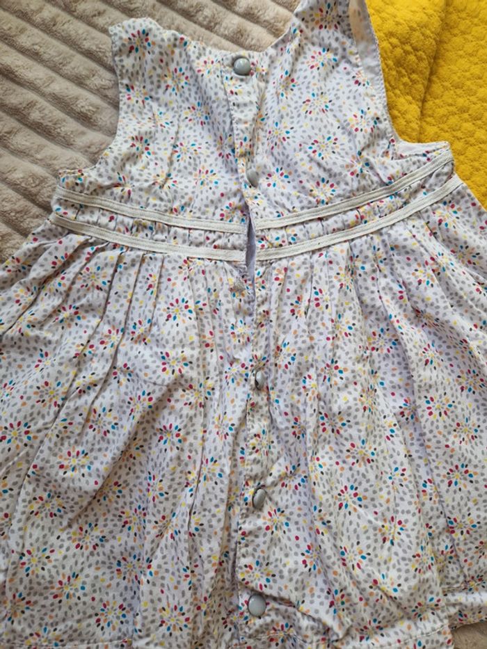 Ensemble robe et veste moutarde bébé fille 12 mois obaïbi - photo numéro 3
