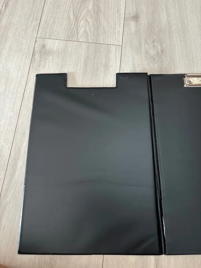 Porte bloc avec pochette noir - photo numéro 3