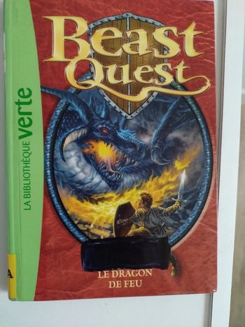 Livre bibliothèque verte Beauty quest Le dragon de feu