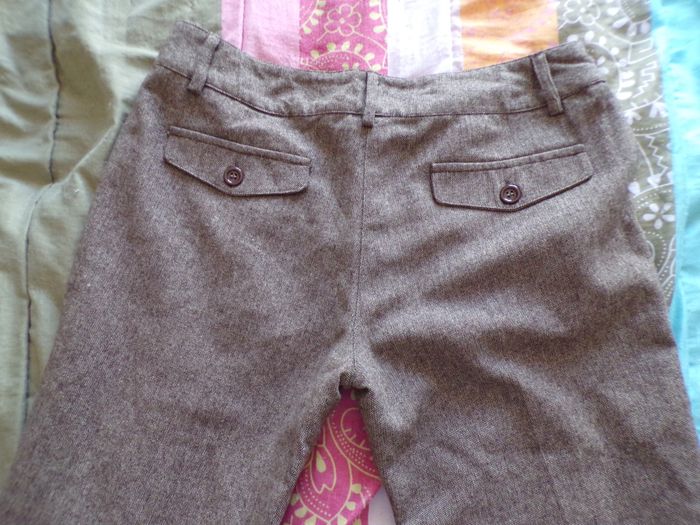 Pantalon marron chiné T42 - photo numéro 4