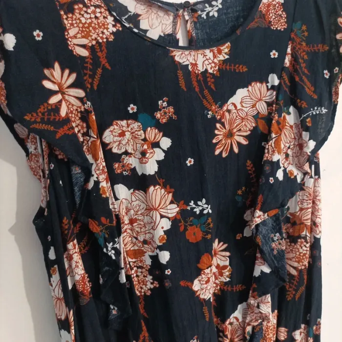 Combi short motif floral Kiabi taille 34 - photo numéro 4