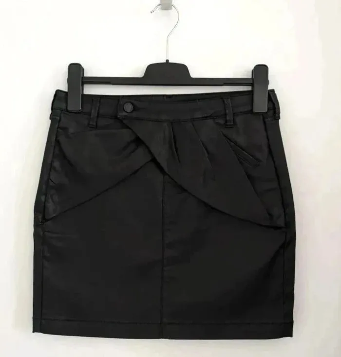 Jupe noire en coton - Comptoir des cotonniers - taille 38