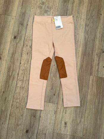 Legging façon cavalière beige 3/4 ans fille h&m