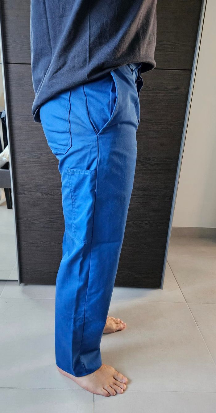 Pantalon bleu de travail - photo numéro 2