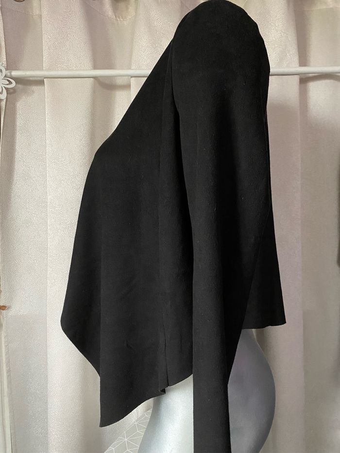 Superbe veste souple asymétrique suédine 38 - photo numéro 4