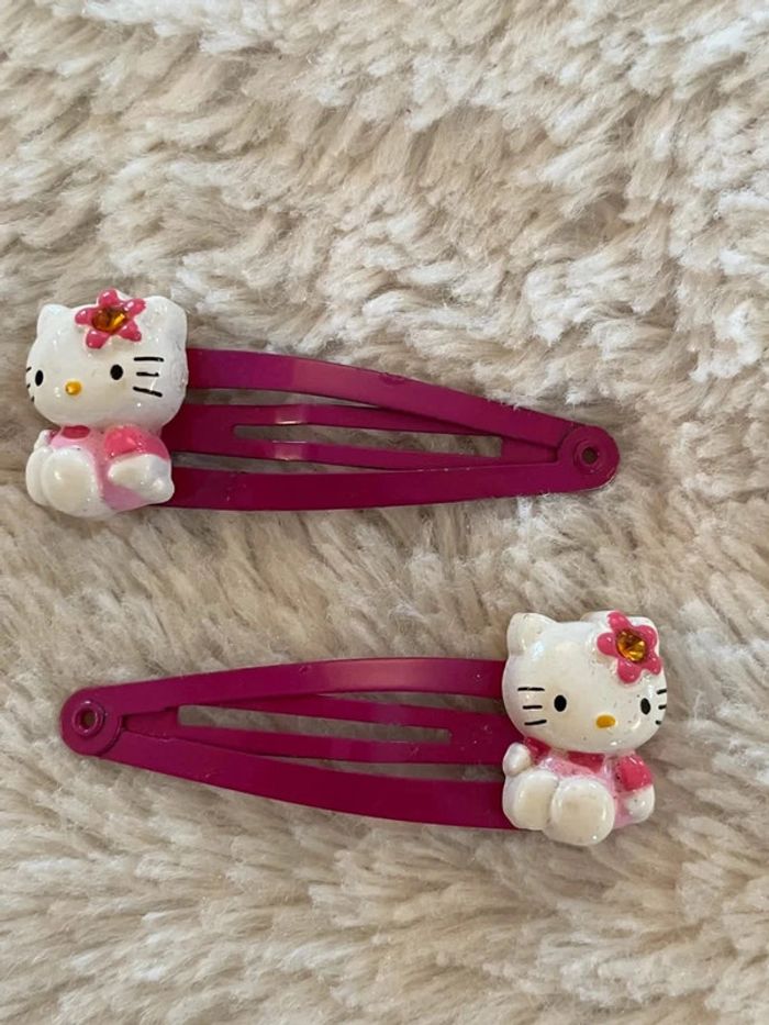 Lot 10 pièces barrettes et collier - photo numéro 6