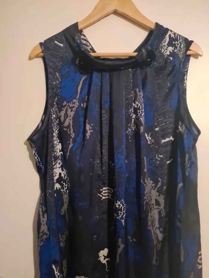 Robe bleu et noir Votre Mode - photo numéro 2