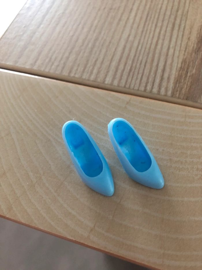 Paire d’escarpins talons bleu barbie femme - photo numéro 4