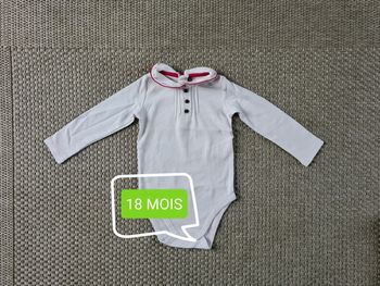 Bodie à col fille - 18 mois