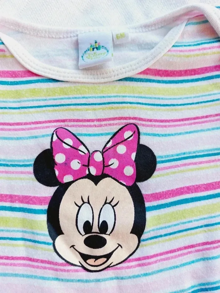Bodie manches longues Disney Minnie 6 mois - photo numéro 4