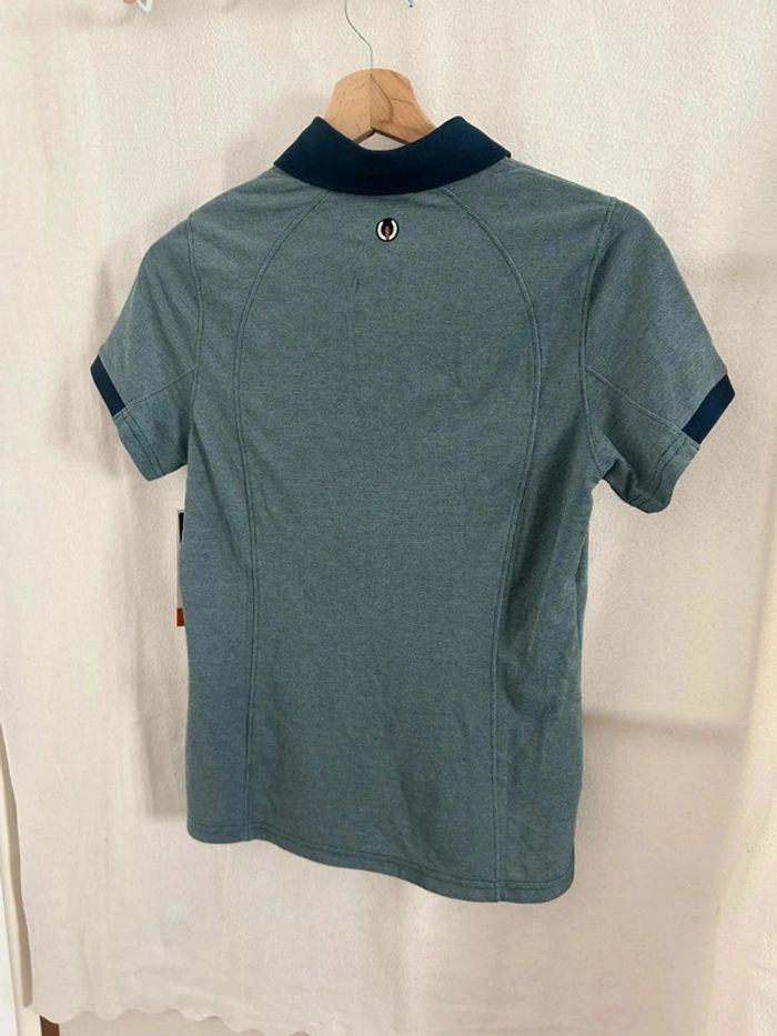 Polo gris et bleu - photo numéro 5