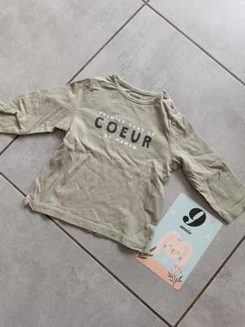 T-shirt bébé garçon 9 mois