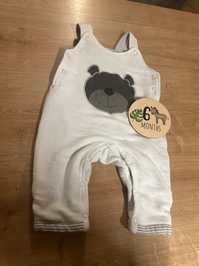 Salopette épaisse blanche 🐻