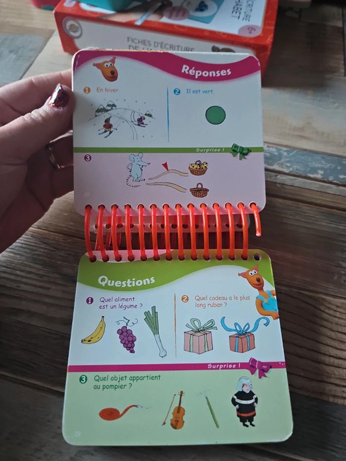 Livre spirale questions pour réviser de la PS à ma MS de maternelle - photo numéro 3
