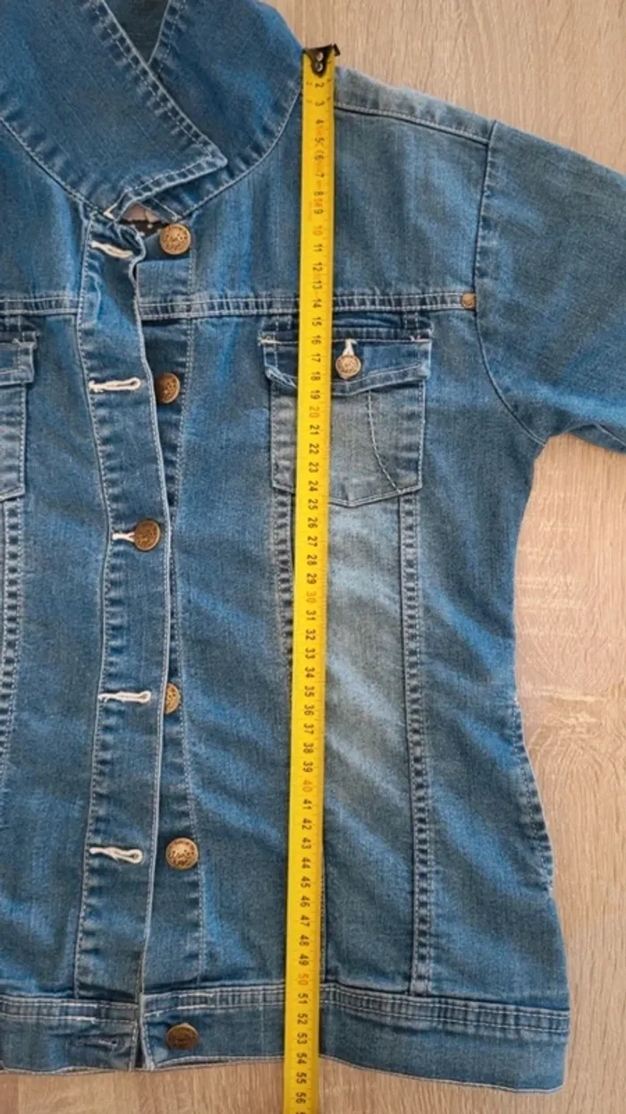 Veste en jean fille bleue claire Lisa Rose Z Génération Taille 12ans - photo numéro 13