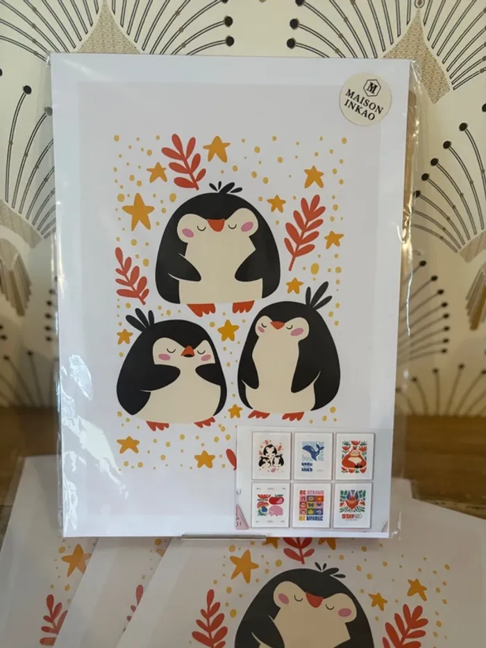 Affiches “Wild & Happy” pour chambre enfant