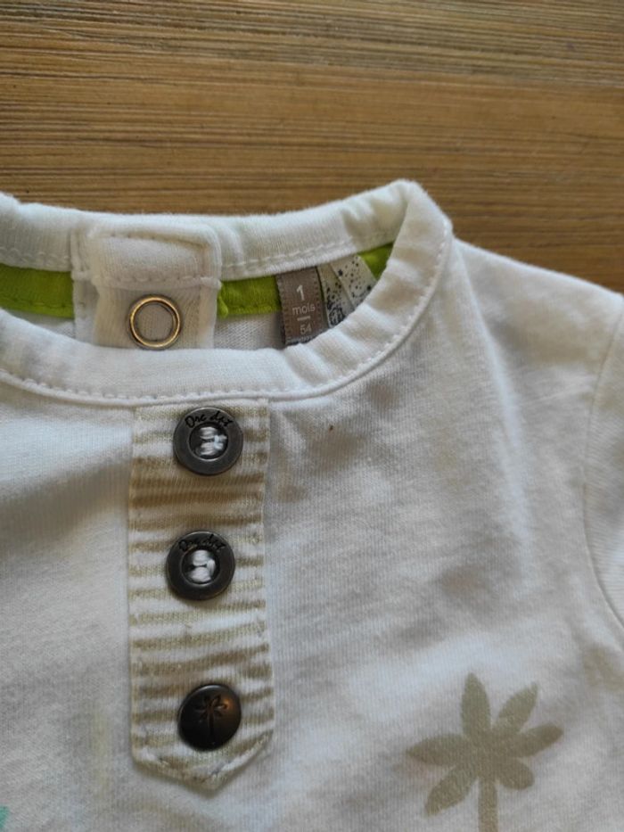 Ensemble jogging et t-shirt animaux mixte 1 mois - photo numéro 4