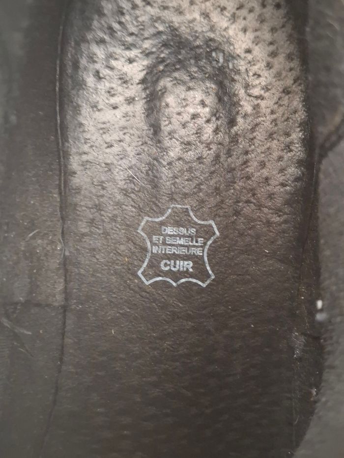 Bottines en cuir véritable - photo numéro 2