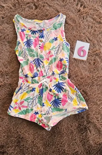 Combishort fleuries  6 ans