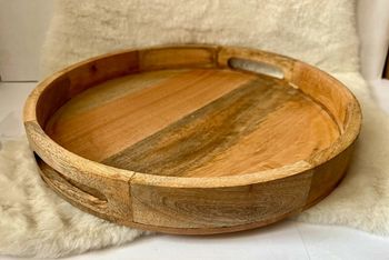 Plateau en bois de manguier 34 cm