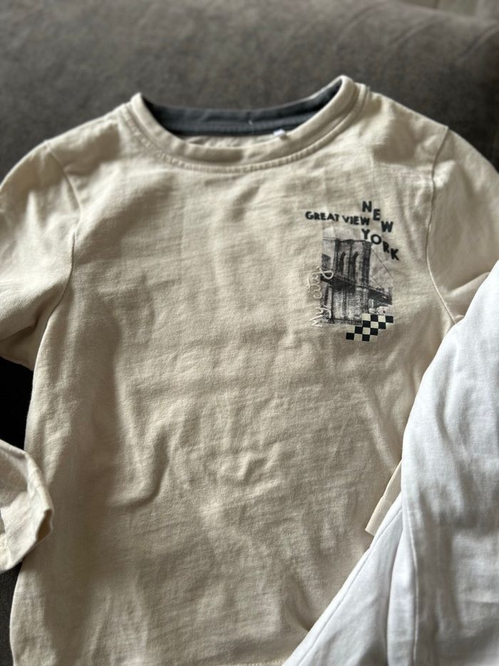 Lot 2 t shirt manche longue - photo numéro 5