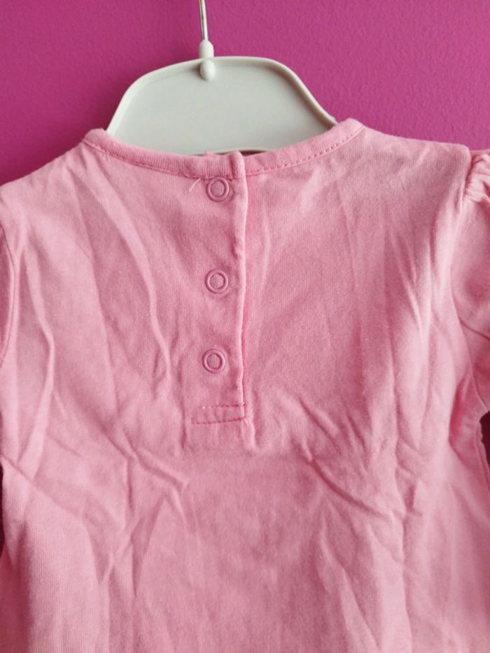 Tee-shirt manches longues fille Minnie Disney taille 3 mois b6 - photo numéro 6