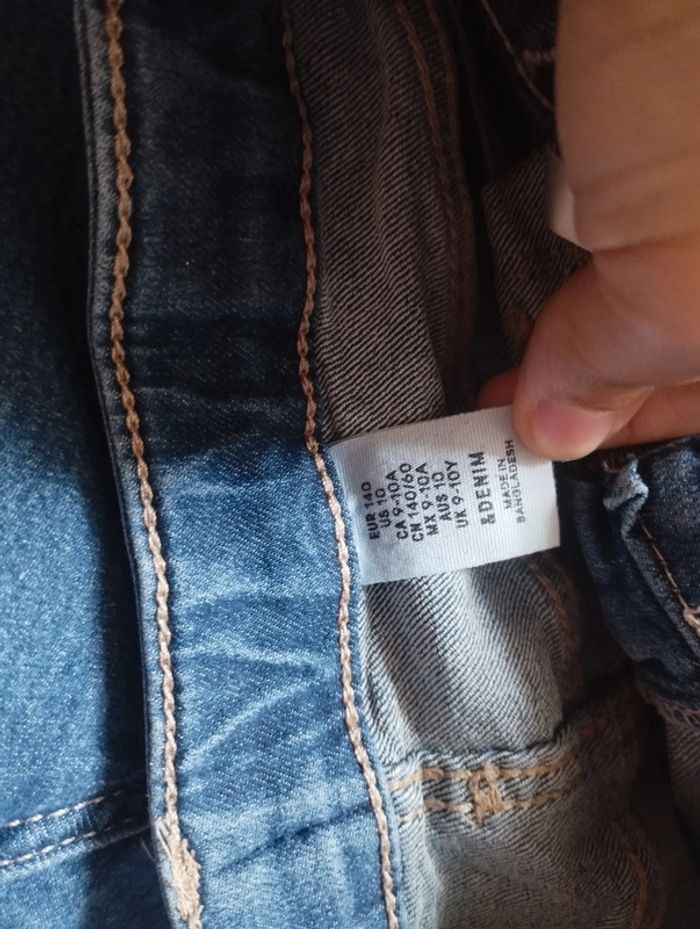 Lot shorts en jean 7/8ans - photo numéro 7