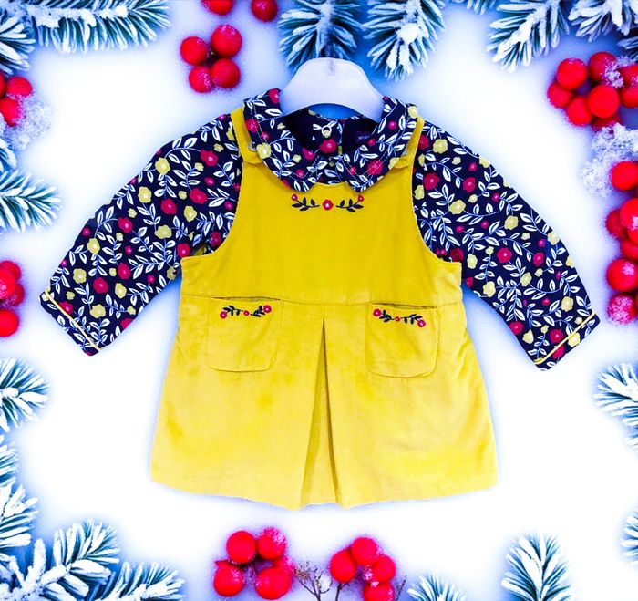 SERGENT MAJOR - LOT ENSEMBLES 6/7P BÉBÉ FILLE MÊME COLLECTION MOTIF FLEURS 6M - photo numéro 5