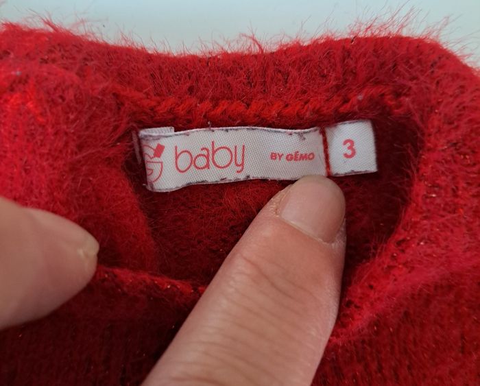 Joli pull de Noël fille 3 ans TBE - photo numéro 4
