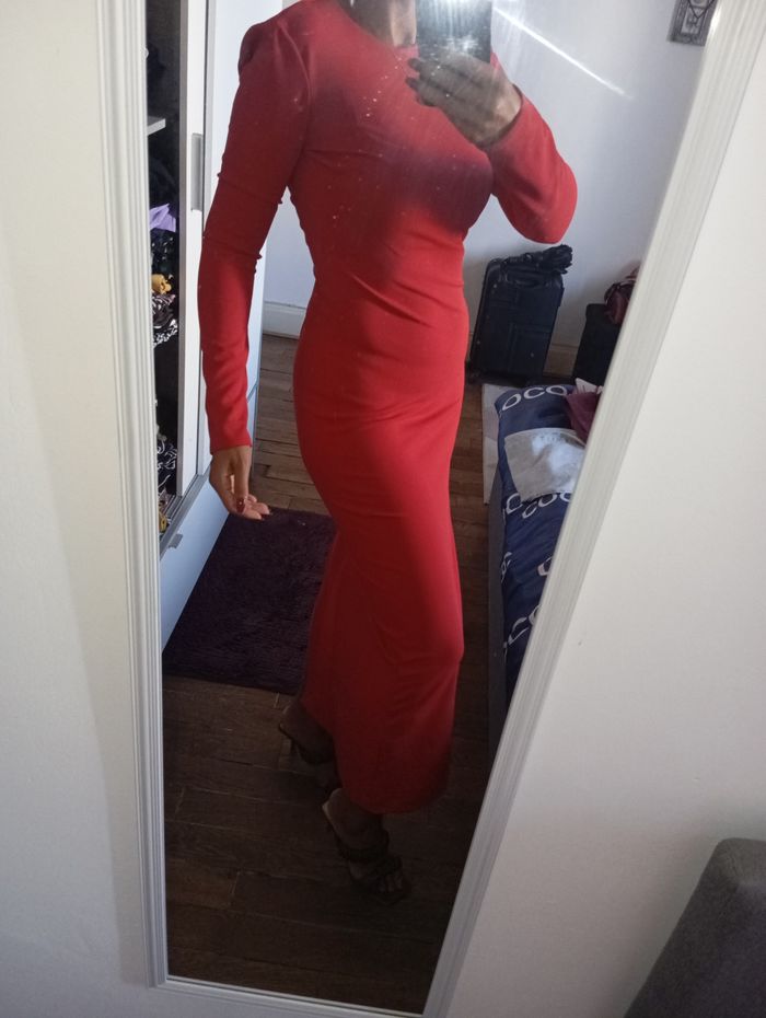 Sublime robe Zara rouge M - photo numéro 2